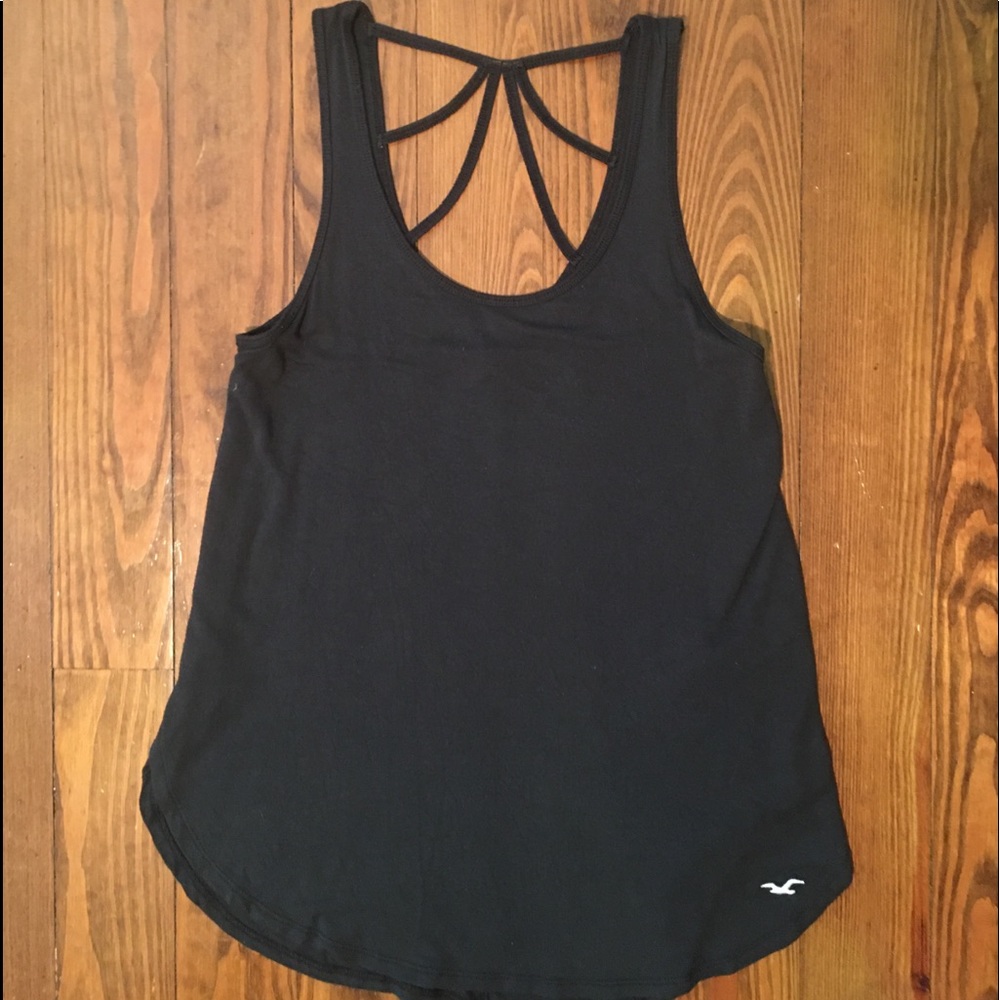 Hollister black tank top